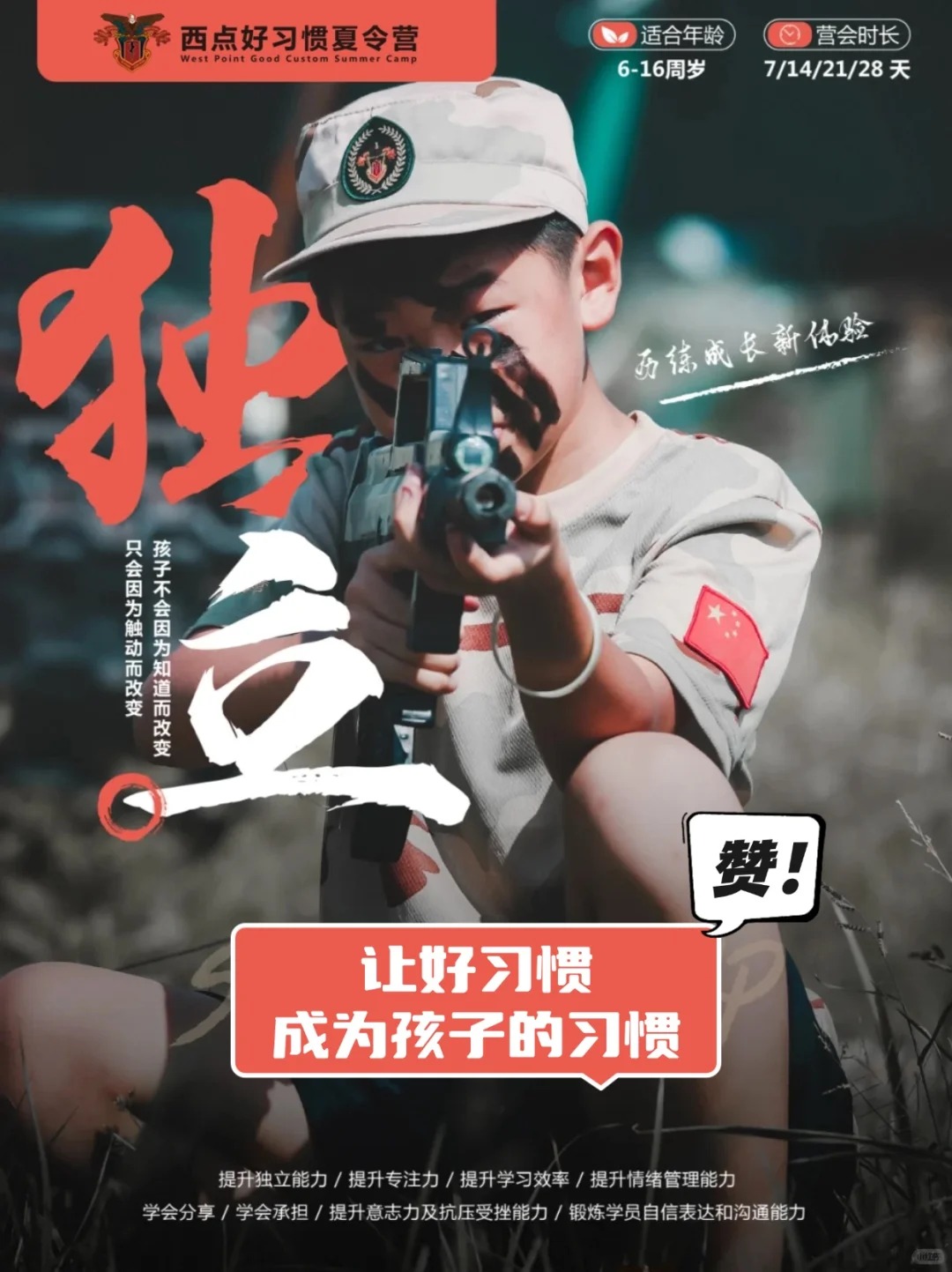 上海军事夏令营：戒懒散，塑自律！,上海西点好习惯军事夏令营
